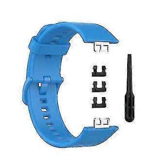 Nuovo cinturino in silicone adatto per Huawei Watch Fit Tia-b09 / tia-b19 Smart Watch Solid Color Strap Accessori Bracciale di ricambio