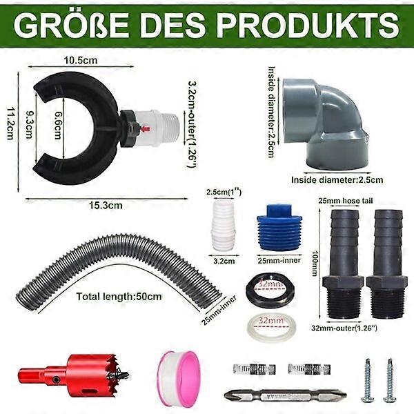 Downspout rainwater collector, quick to assemble, protects the foundation from runoff