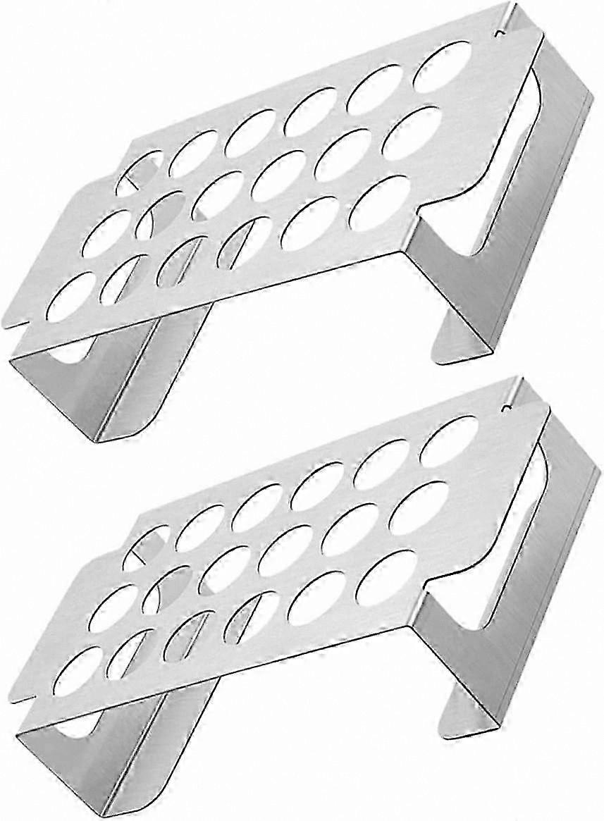 Grill Rack for Jalapeno Poppers, 18-Hole Stainless Steel Holder for Chicken Wings and Drumsticks, BBQ Oven Roaster