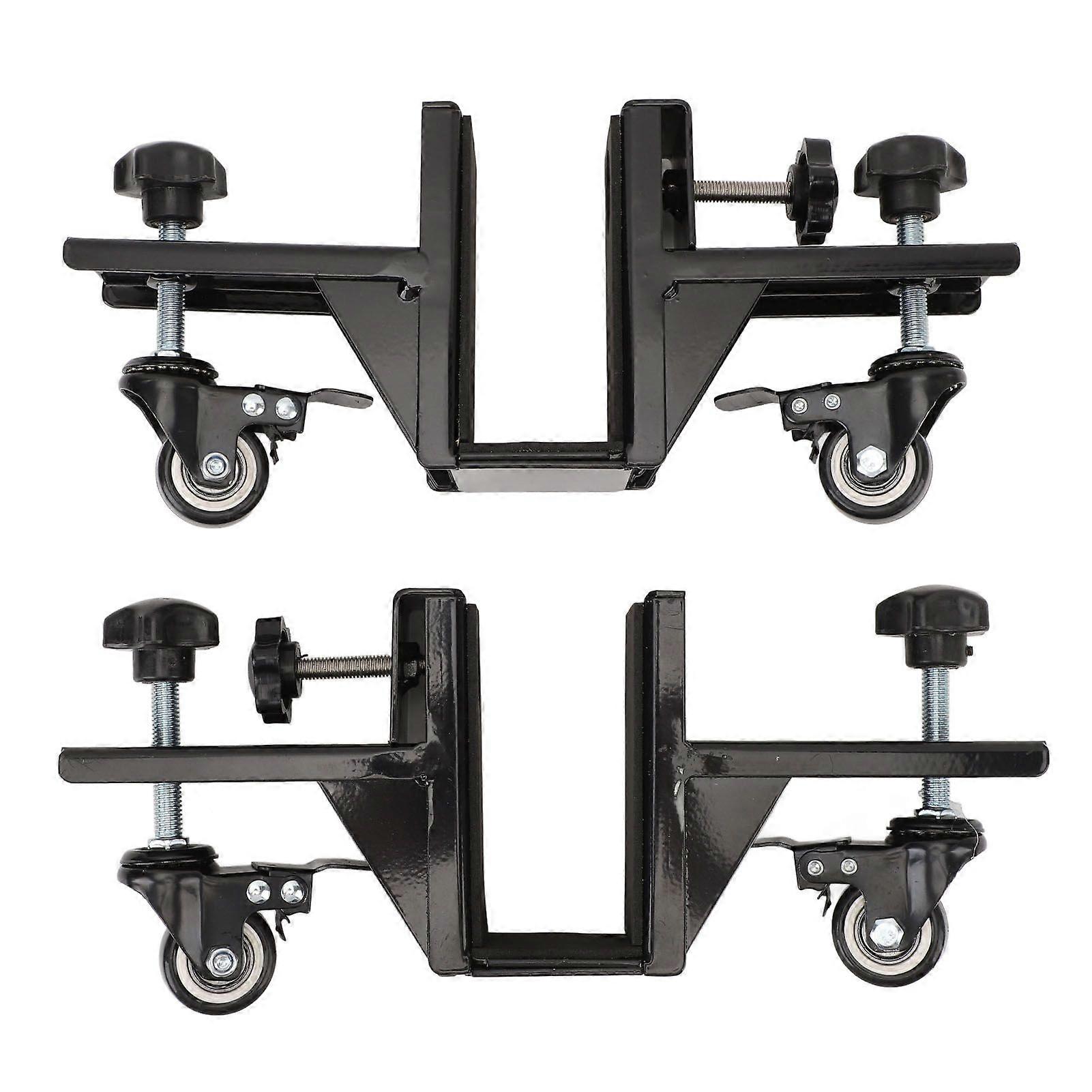 2pcs Door Handling Cart Professional Steel Strong Load Bearing Door Mover Installation Tool for Door Panel