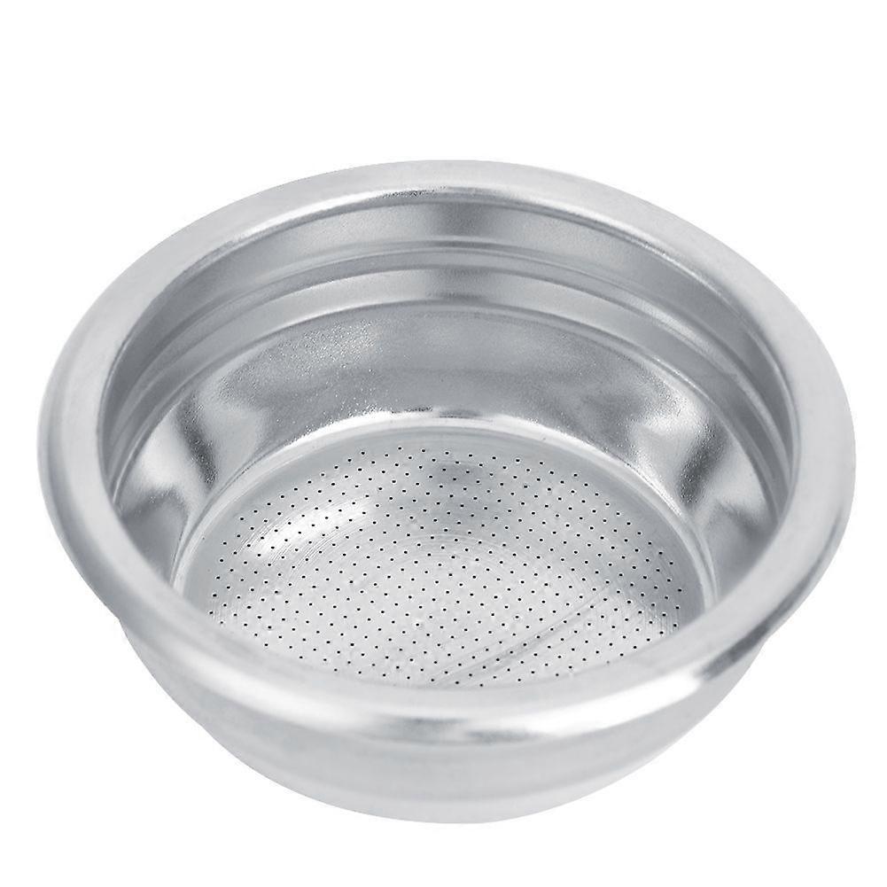 58mm Single Double Porous Filter Bowl Basket Semi Automatic Coffee Machine Bottomless Handle Filter(Double )