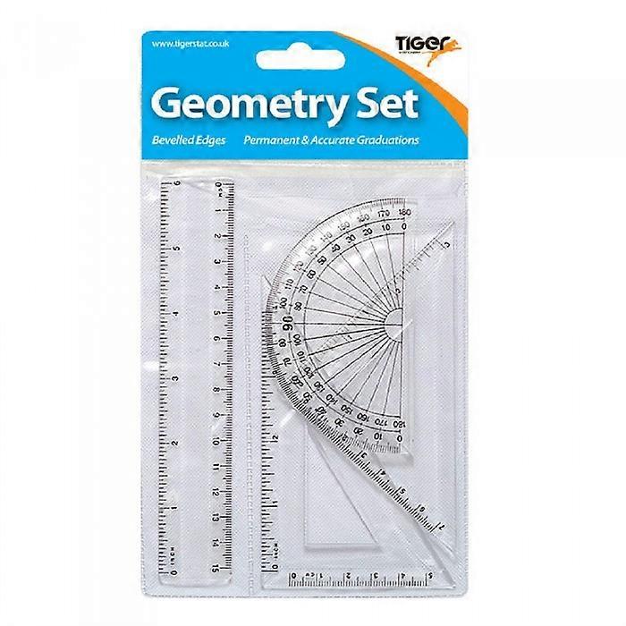 Tiger Bevelled Edge Geometry Set (Pack of 4)