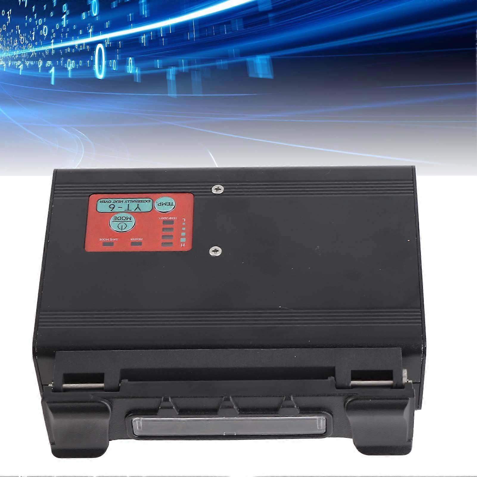 Fiber Optic Fusion Splicer Heater Quick Heating 4 Level Automatic Fiber Optical Fusion Splicing Machine Heater UK Plug 100‑240V 