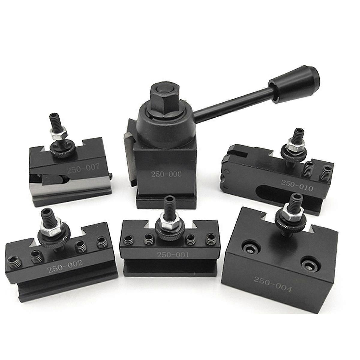 Quick Change Tool Holder Set 250-000/250-001/250-002/250-004/250-007/250-010 Wedge Type Holder for Lathe Tools