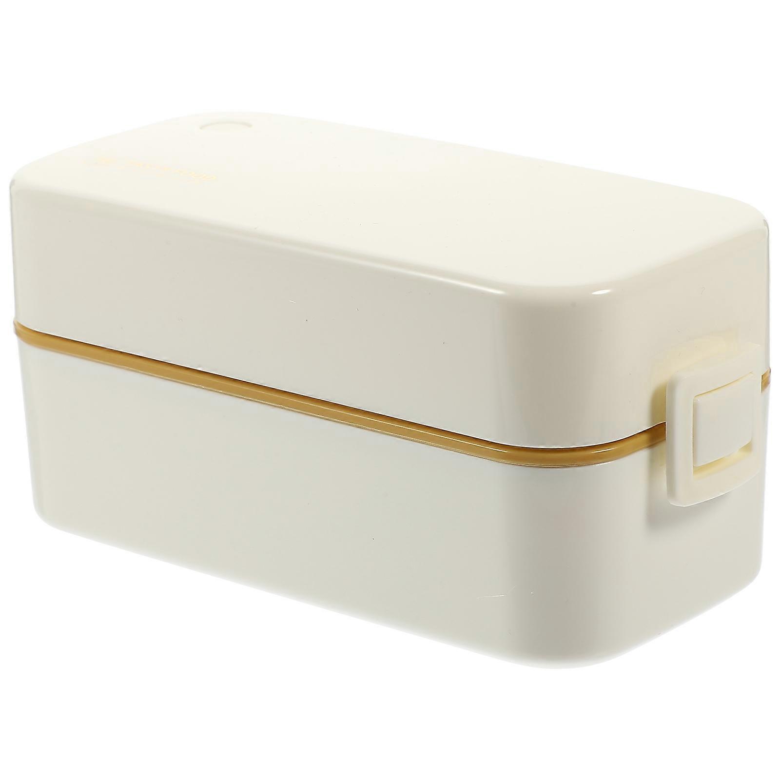 Lunch Supply Box Leak-Proof Food Container For School Work Rectangular Shape Portable Meal Storage 1Set
