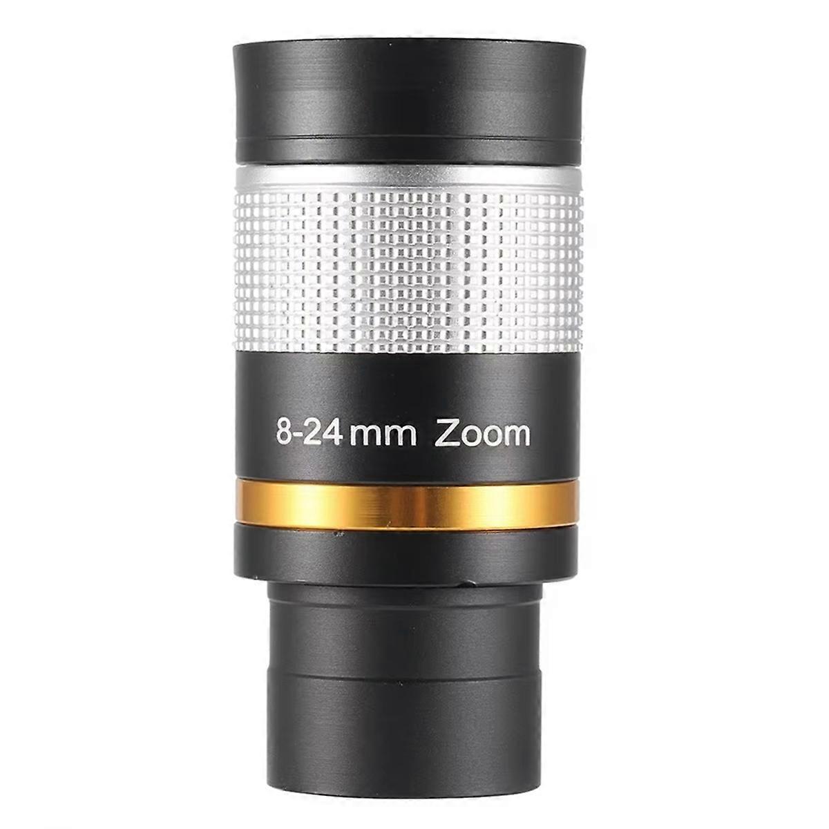 8-24mm Zoom Eyepiece for Telescope Multi Coated Optic Lens Eyepiece Telescope Accessory for Star Astronomy Observation