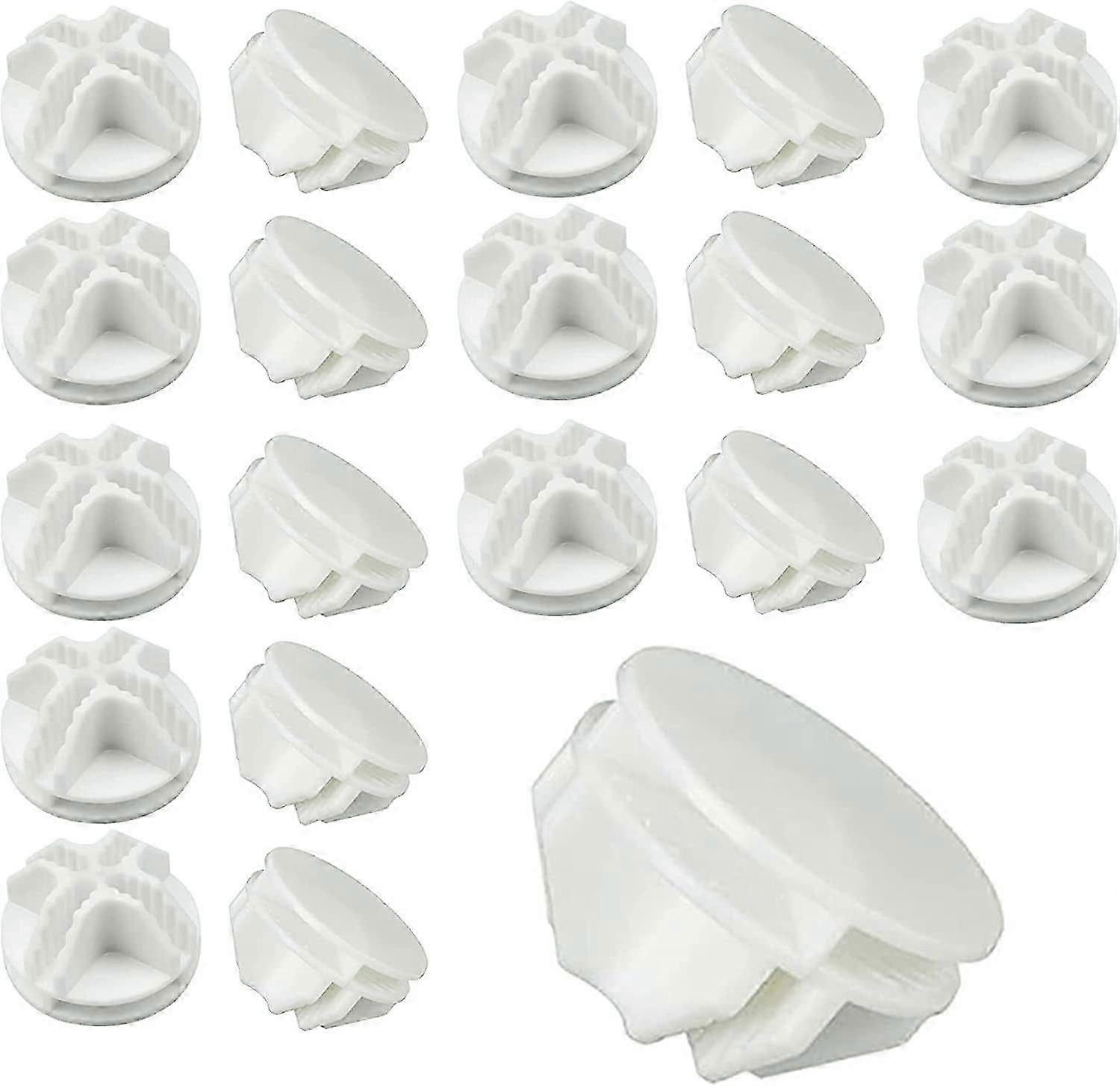 2025 Latest Model 20 Pcs Plastic Connector Cube Modular Cabinet Shelves Storage Cubes Heavy Duty