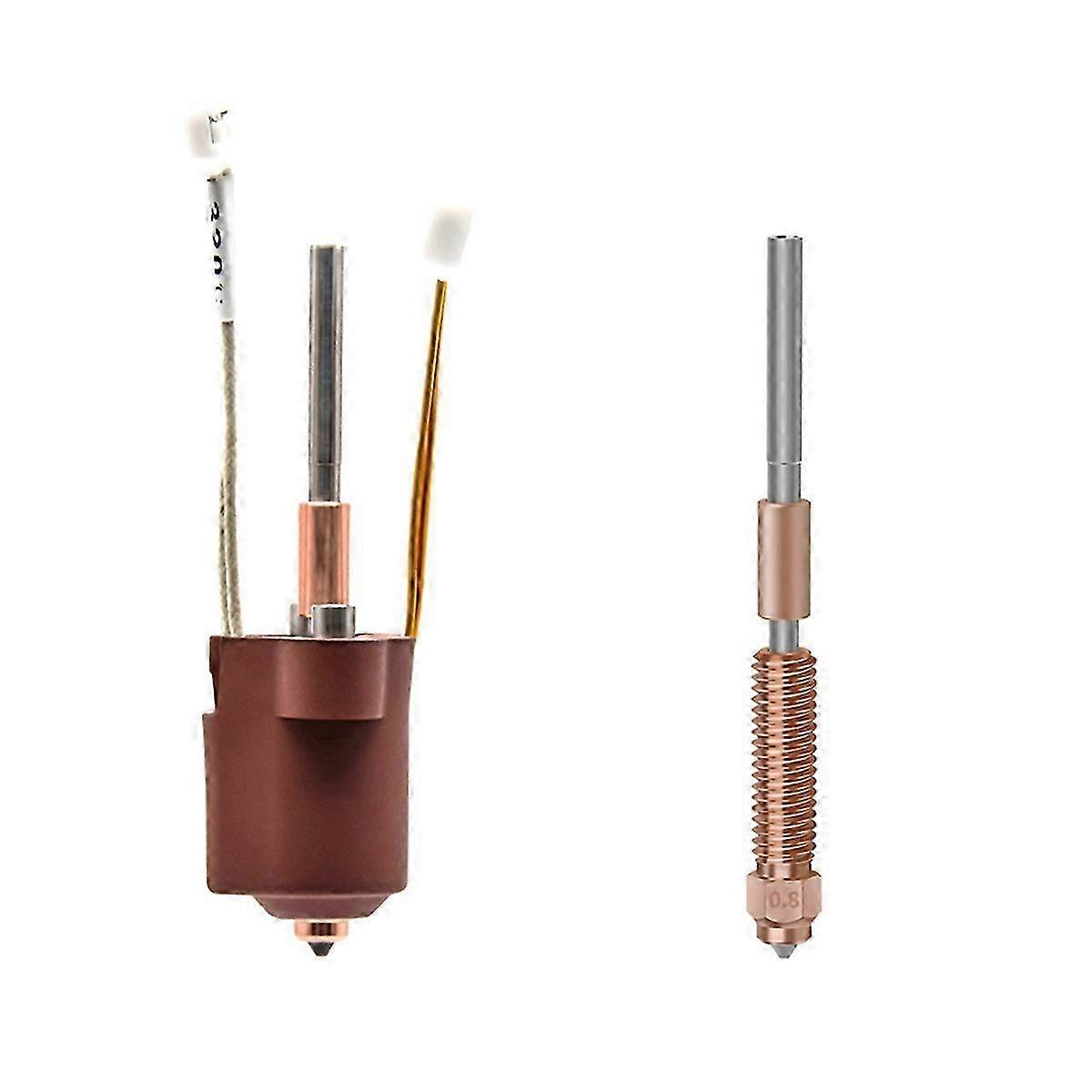 Optimized 3D Printer Nozzle Kit for K1C Ceramic Heating Block and Hotend 0.8mm