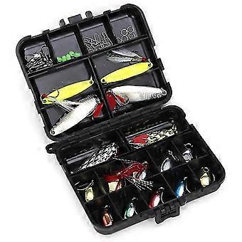 36pcs/set Atificial Hard Bait Spinner Fishing Lure Luminous Beads Sequin Fishing Lure Suit
