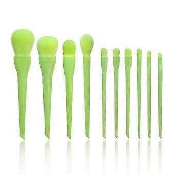 10pcs Eye Makeup Brushes Set Eyeshadow Eyeliner Face Makeup Brush|Eye Shadow Applicator