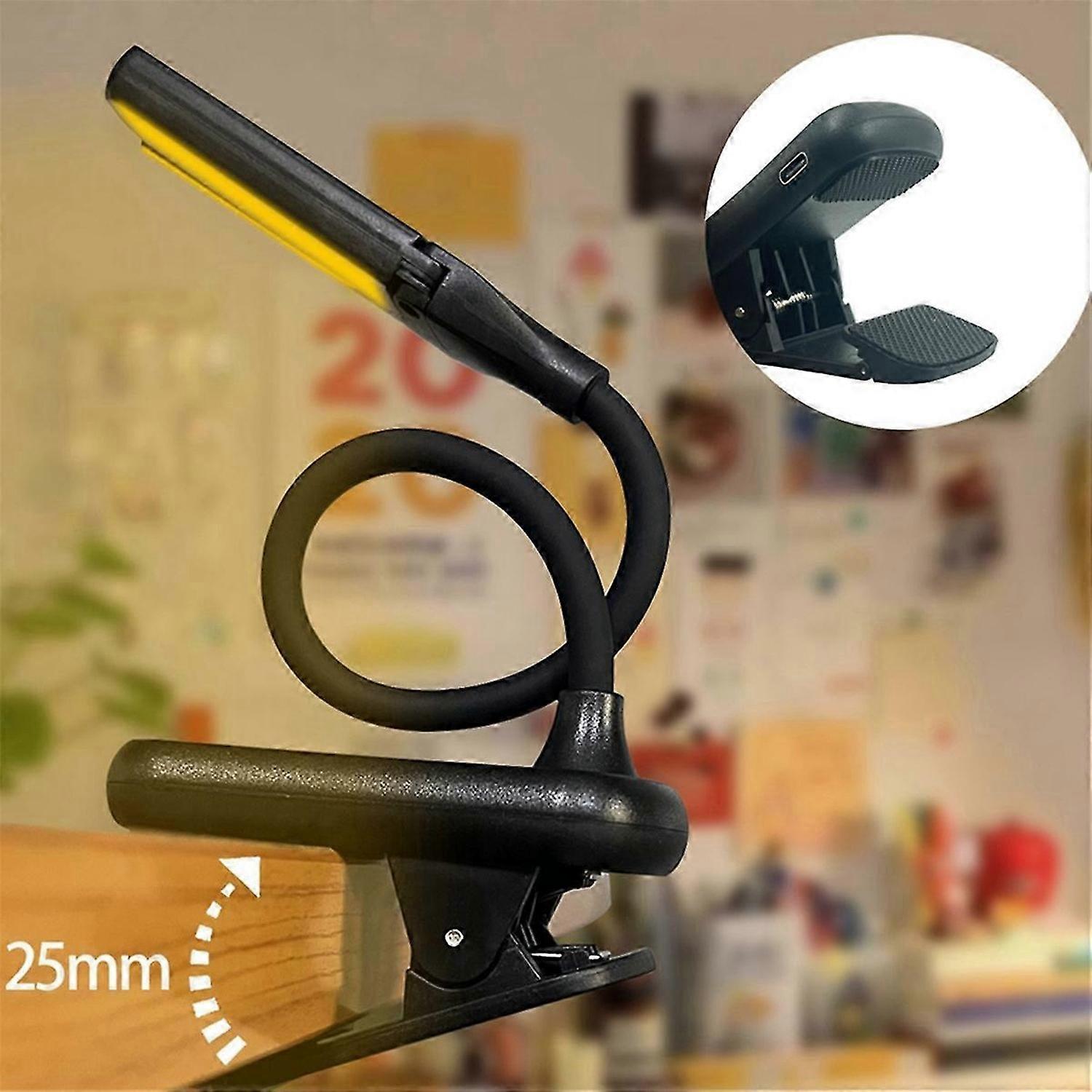 Dual Heads 14 LED Touch Control Reading Light,B