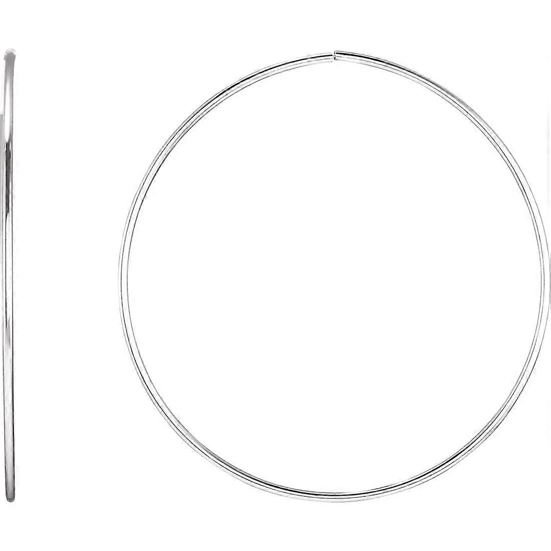 925スターリングシルバーエンドレスチューブイヤリング女性用スタッドイヤリング