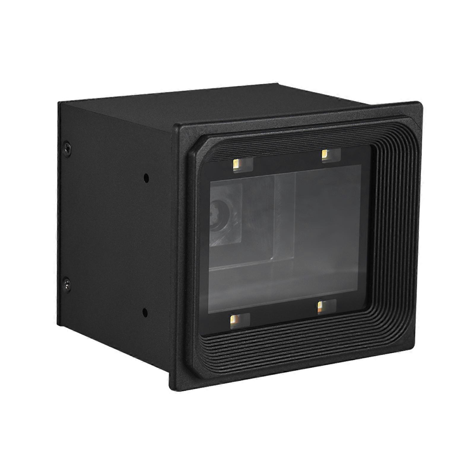 2D/QR/1D Barcode Scanner Module USB, Metal Case, 7.5x6.5x6.5cm Black