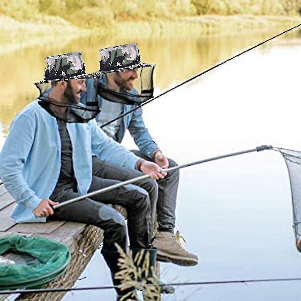 Fishing Insect Repellent Mosquito Hat Breathable Outdoor Hat Net