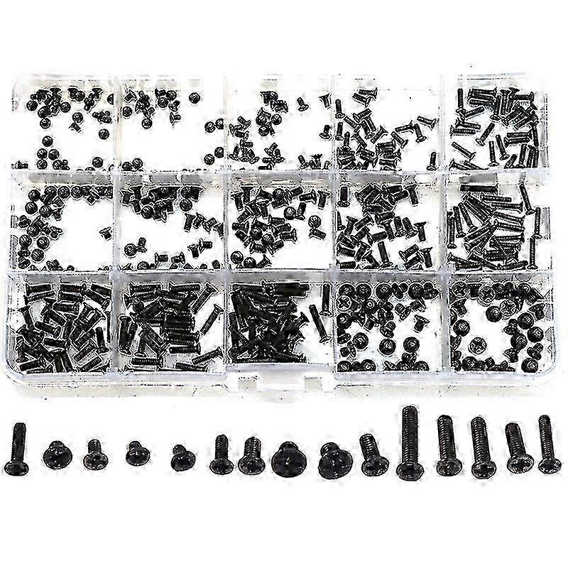 Computer Screw Kit Set with 450 Pieces for IBM and HP Laptops Including M2 M2.5 and M3 Sizes