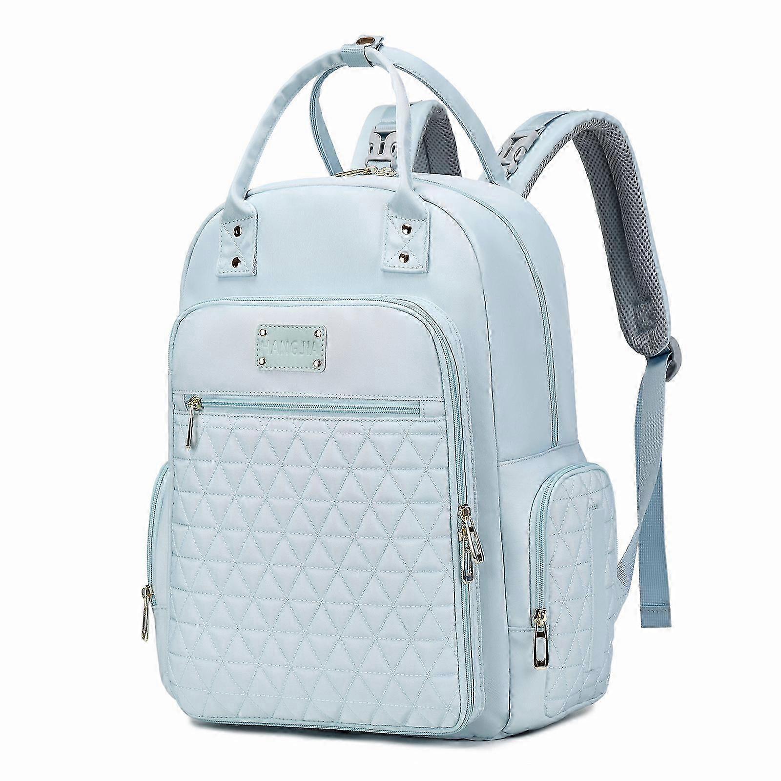 Sky Blue Multi-Functional Bag for Mom and Baby Essentials 2025