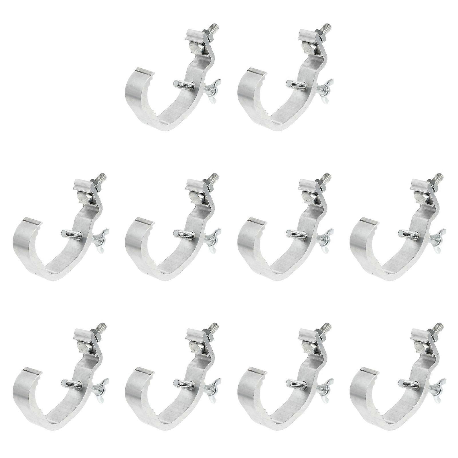 Aluminum Light Hooks Hanging Clamps for Stage Lighting 30Pcs Silver