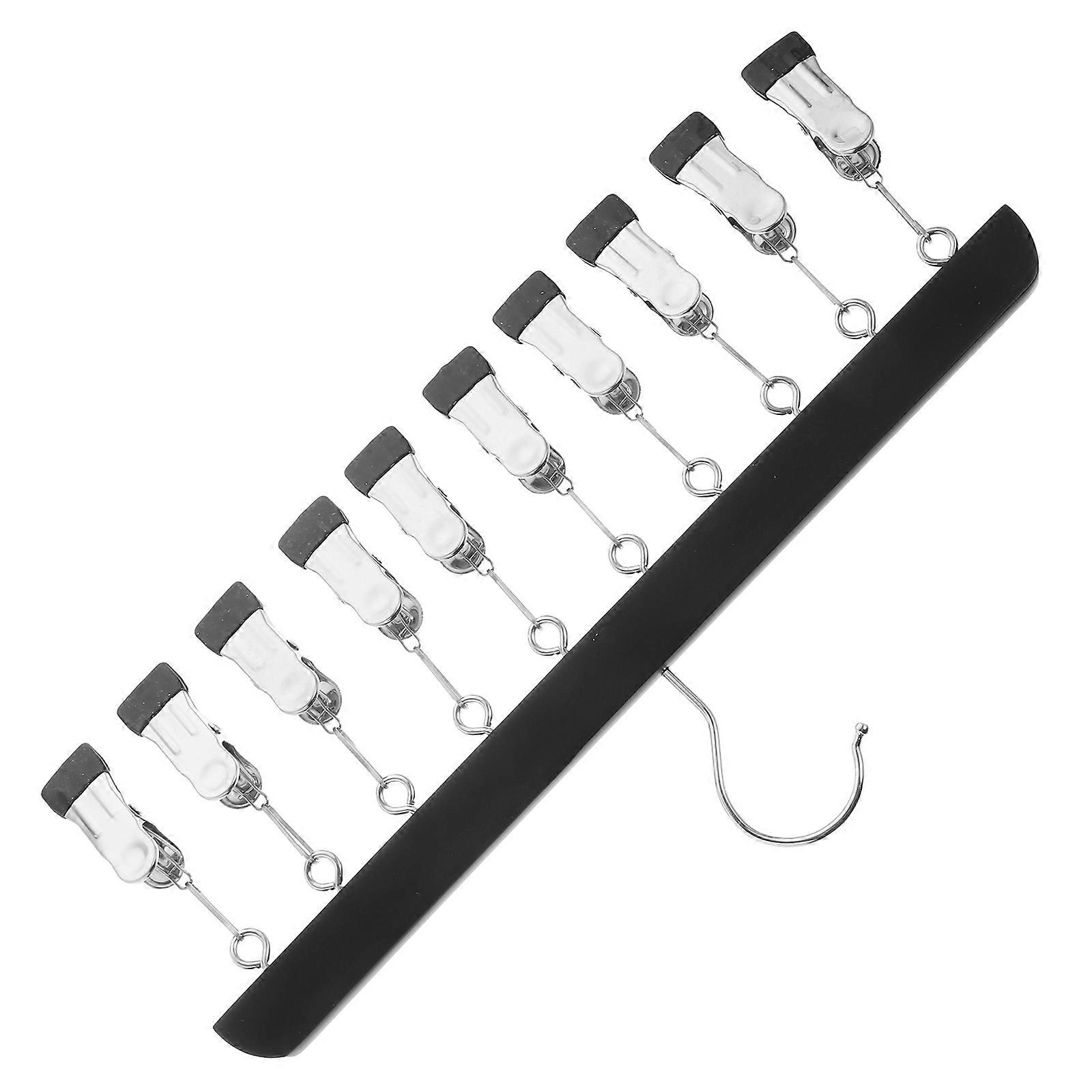 Socks Hanger Organizer 2Pcs Laundry Hanger with 10 Clips for Drying