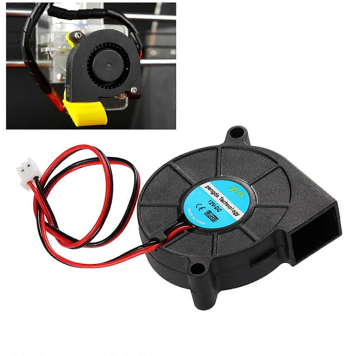 Ueetek 3D Printer Blowing Fan for Cooling Heatsinks Black