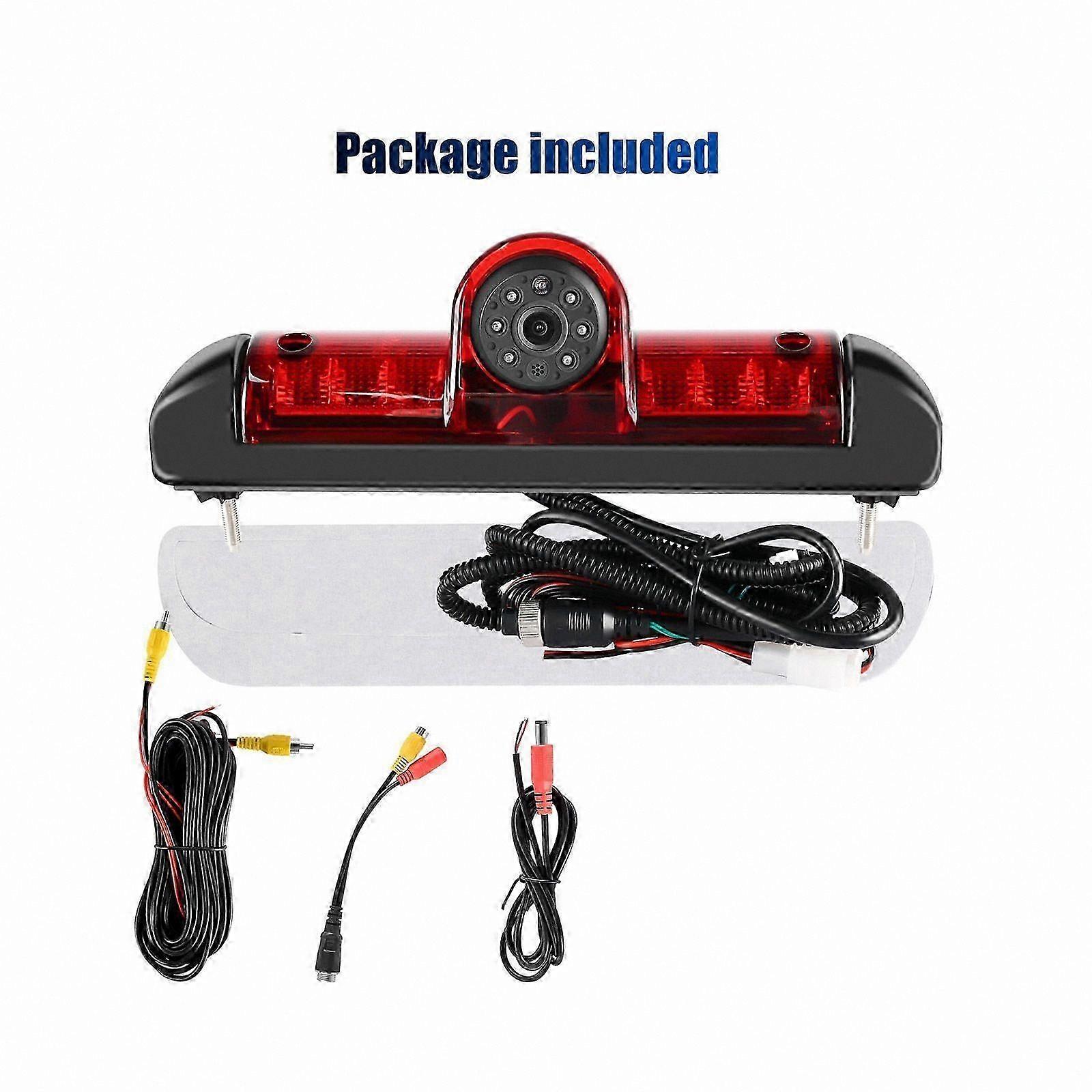 Universal Rear View Camera with Brake Light Function for Large Vans and Commercial Vehicles 2023 Model