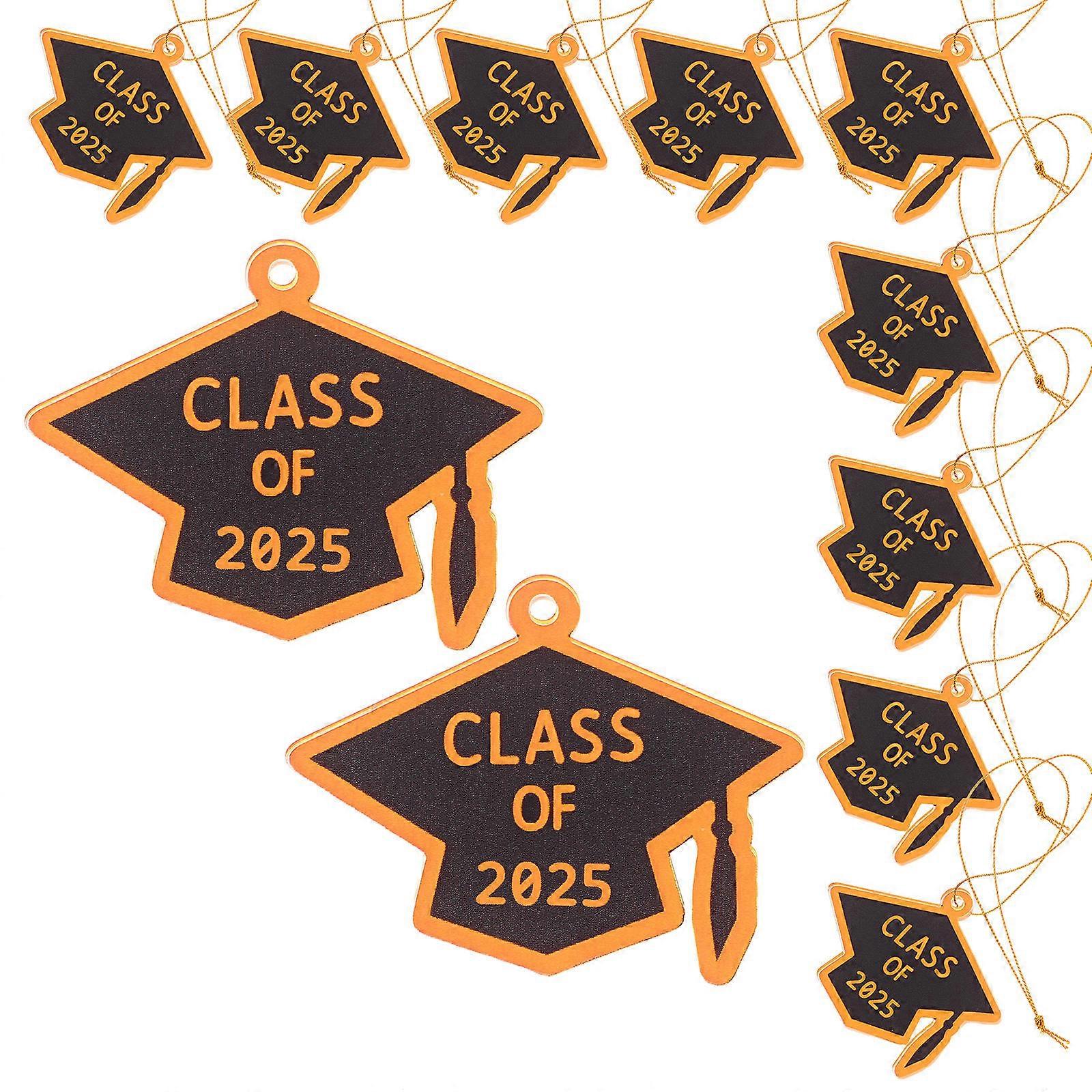 Acrylic Graduation Keychain Accessory for 48Pcs Class of 2025 Keepsake