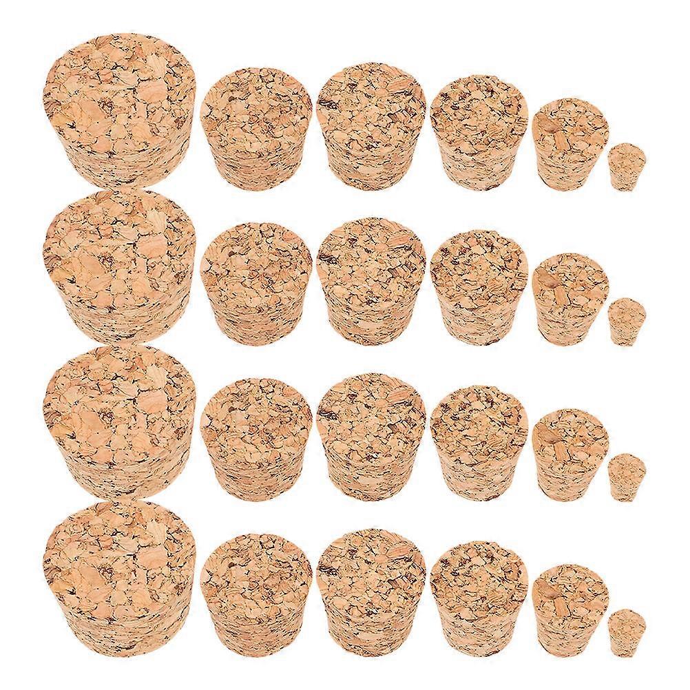 Light Brown Stoppers Tapered Plugs for 72Pcs Bundle