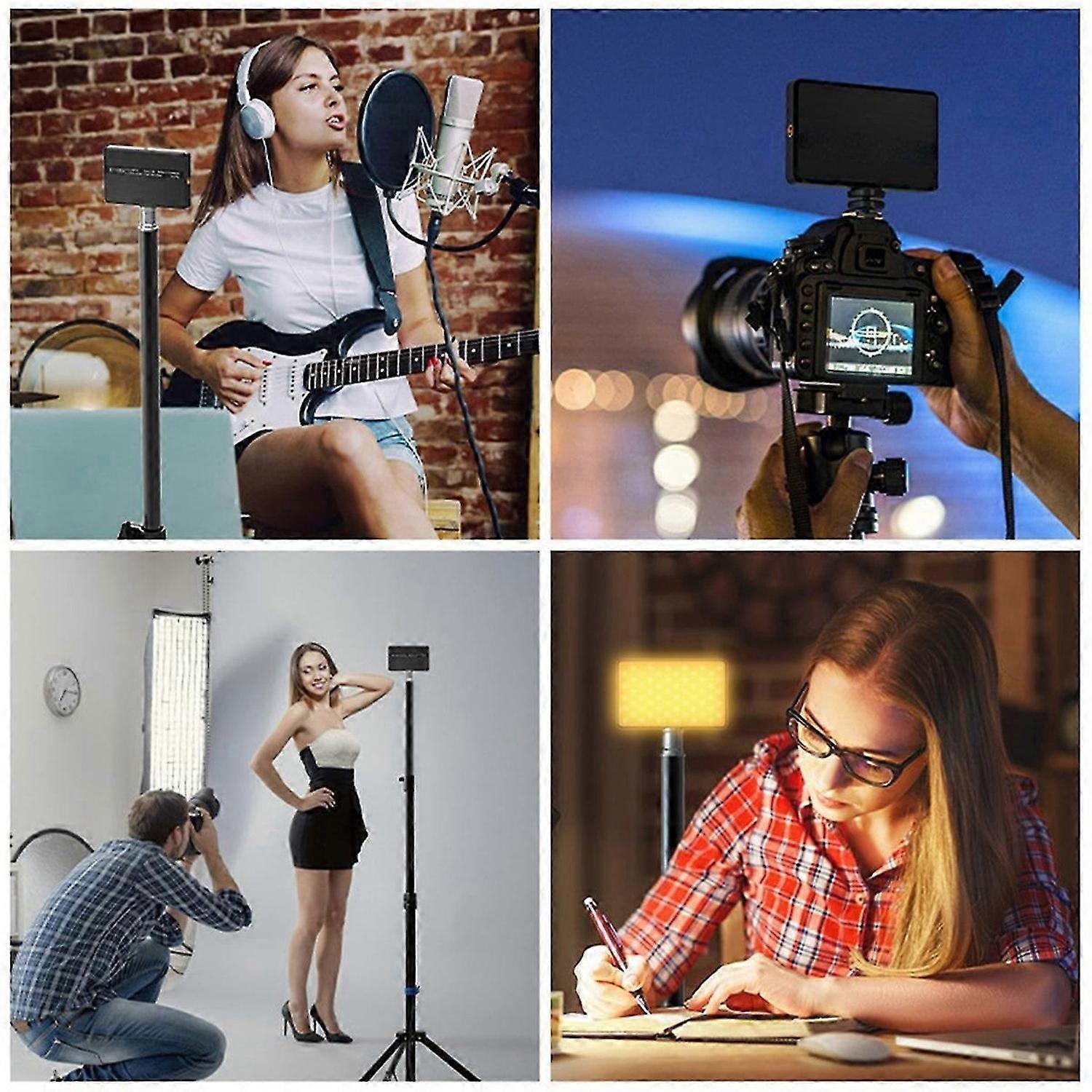 RGB LED Phone Selfie Light Portable 3 Lighting Mode Video Light