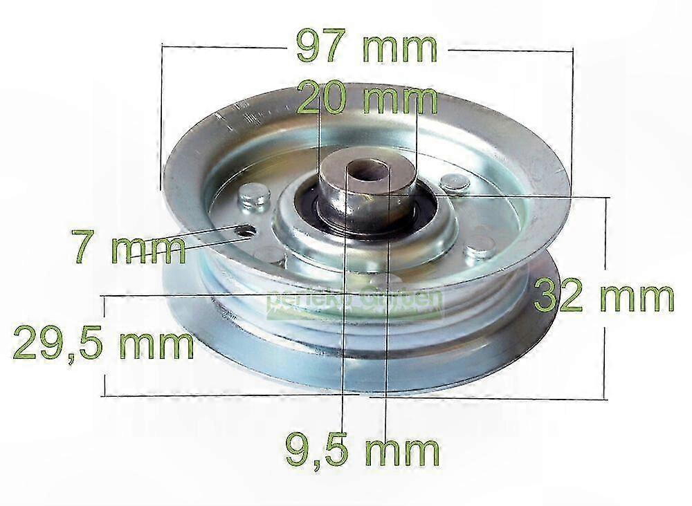 Idler Pulley for Lawn Mower Models CT, CTH, GT, GTH, LT, LTH, TC, YT, YTH Series Replacement Part