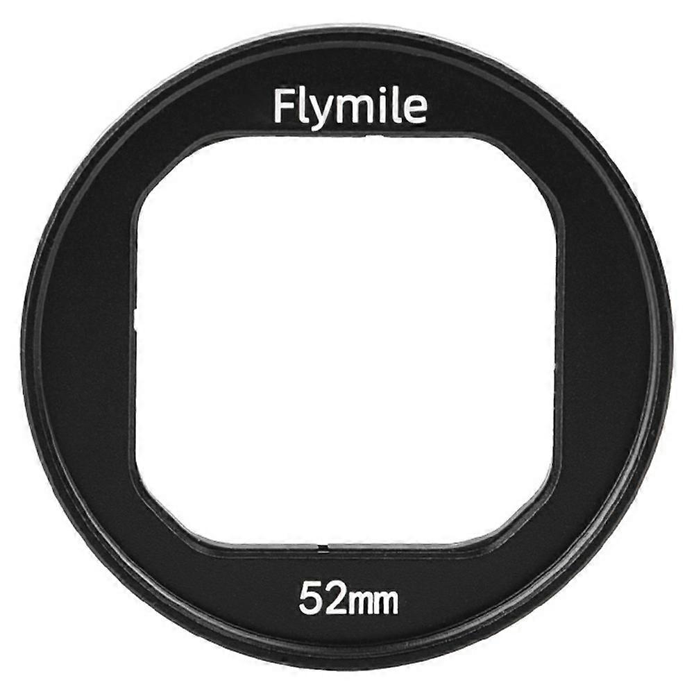 FLYMILE Compatible For Insta360 Ace Pro / Ace Pro 2 Filter Holder Bracket 52mm Aluminum Alloy Camera Lens Filters Mount Adapter