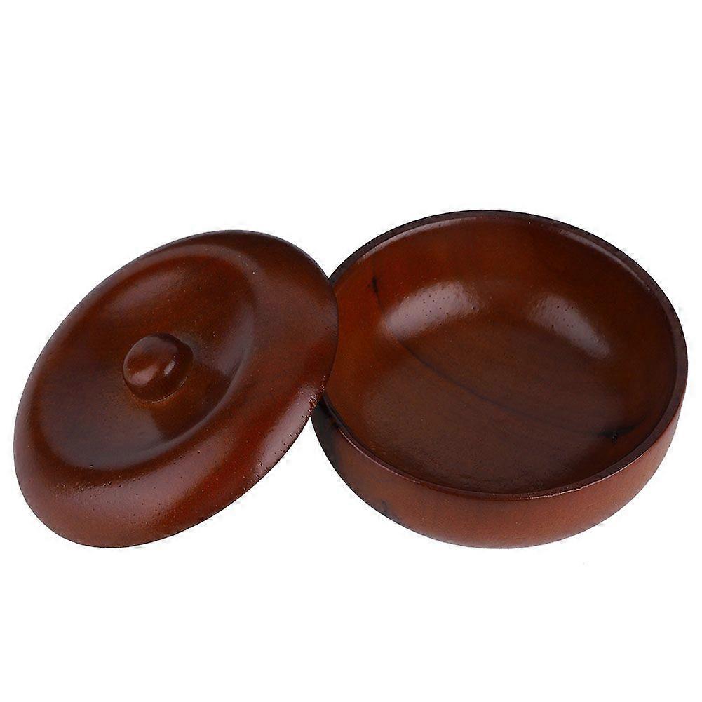 Rubber Wood Shaving Soap Cream Bowl Men Foaming Shaving Bowl with Cover