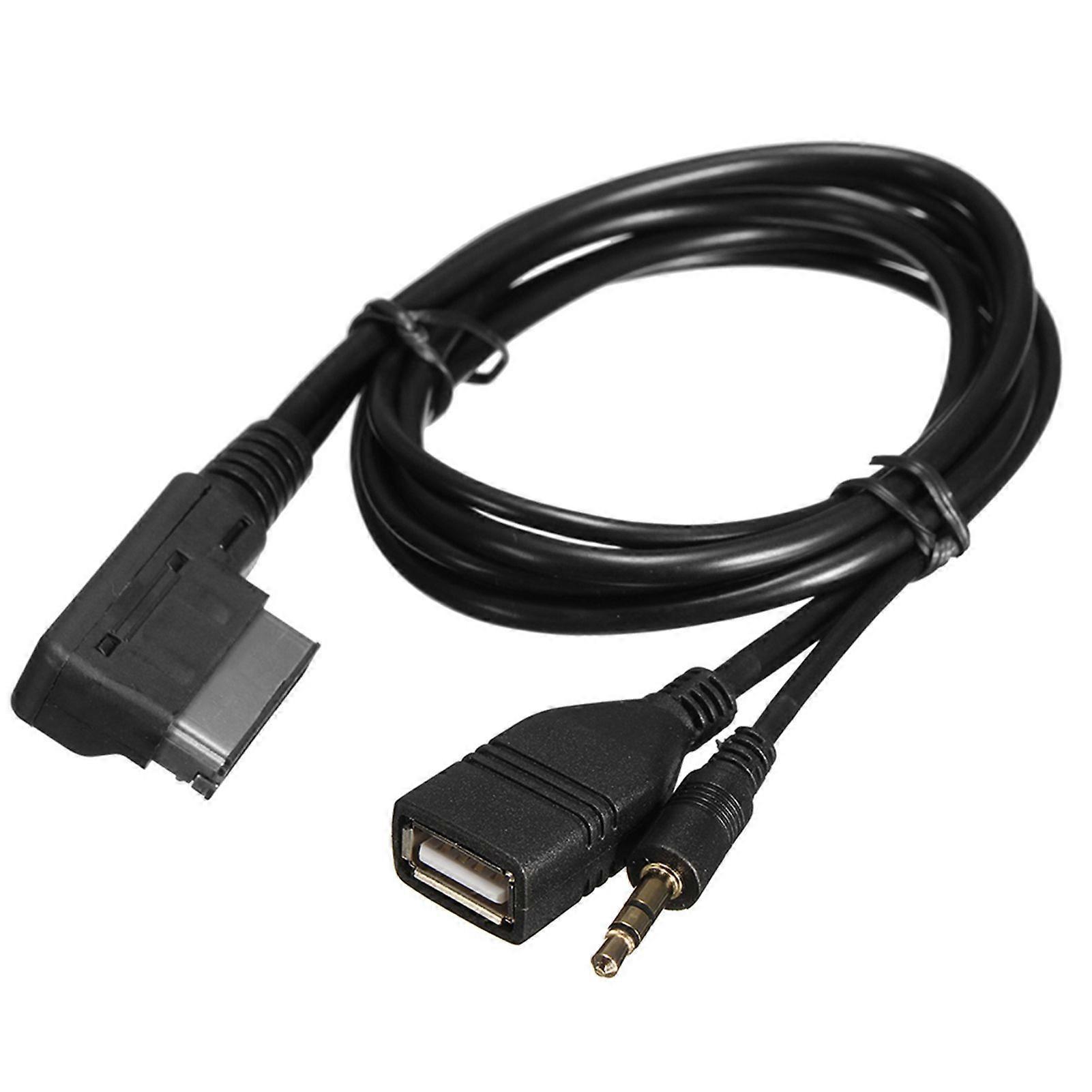 Music MDI AMI MMI Interface USB+Charger AUX Cable For A6L A8L Q7 A3 A4L A5 A1