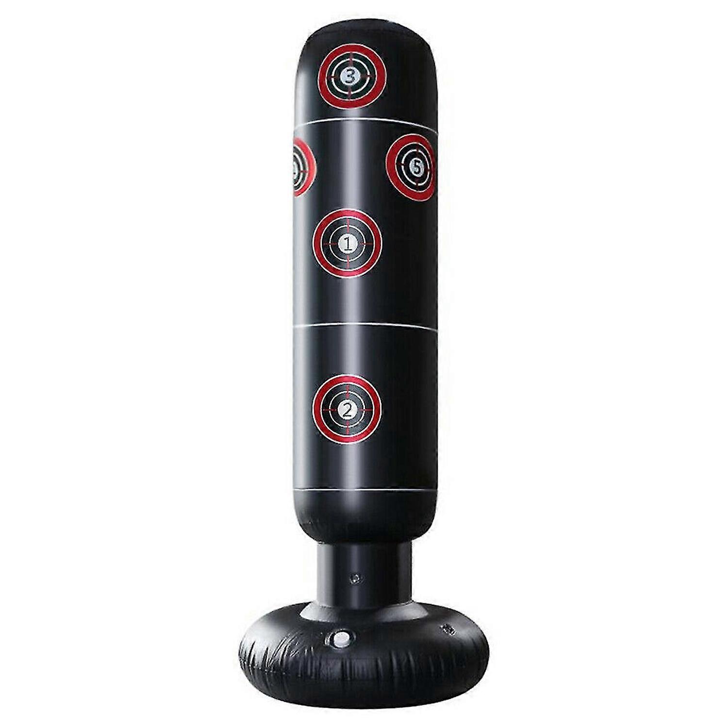 Inflatable Kids Punching Bag Free Standing Ninja Boxing Bag for Immediate Bounce-Back for Practicing Karate Taekwondo