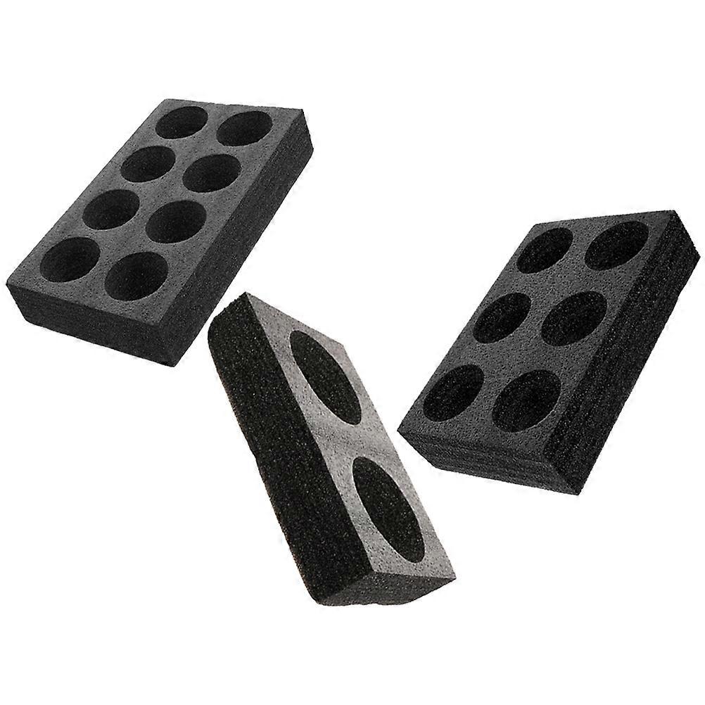 Convenient Cup Holder Milk Tea Cup Holders for Storage 15Pcs Black