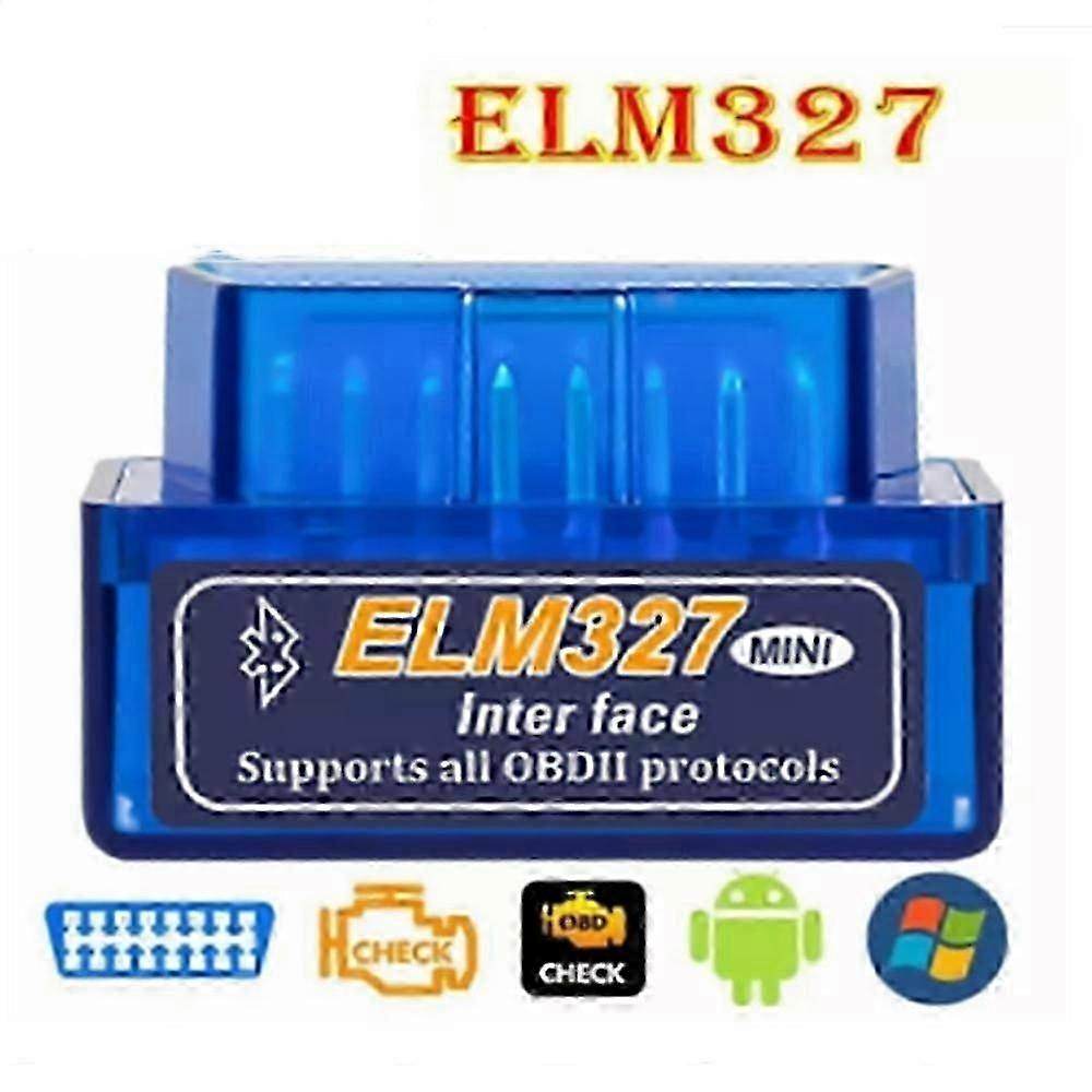 Bluetooth Auto Diagnostic Tool med ELM327 OBD2 kodläsare och OBDII Scanner