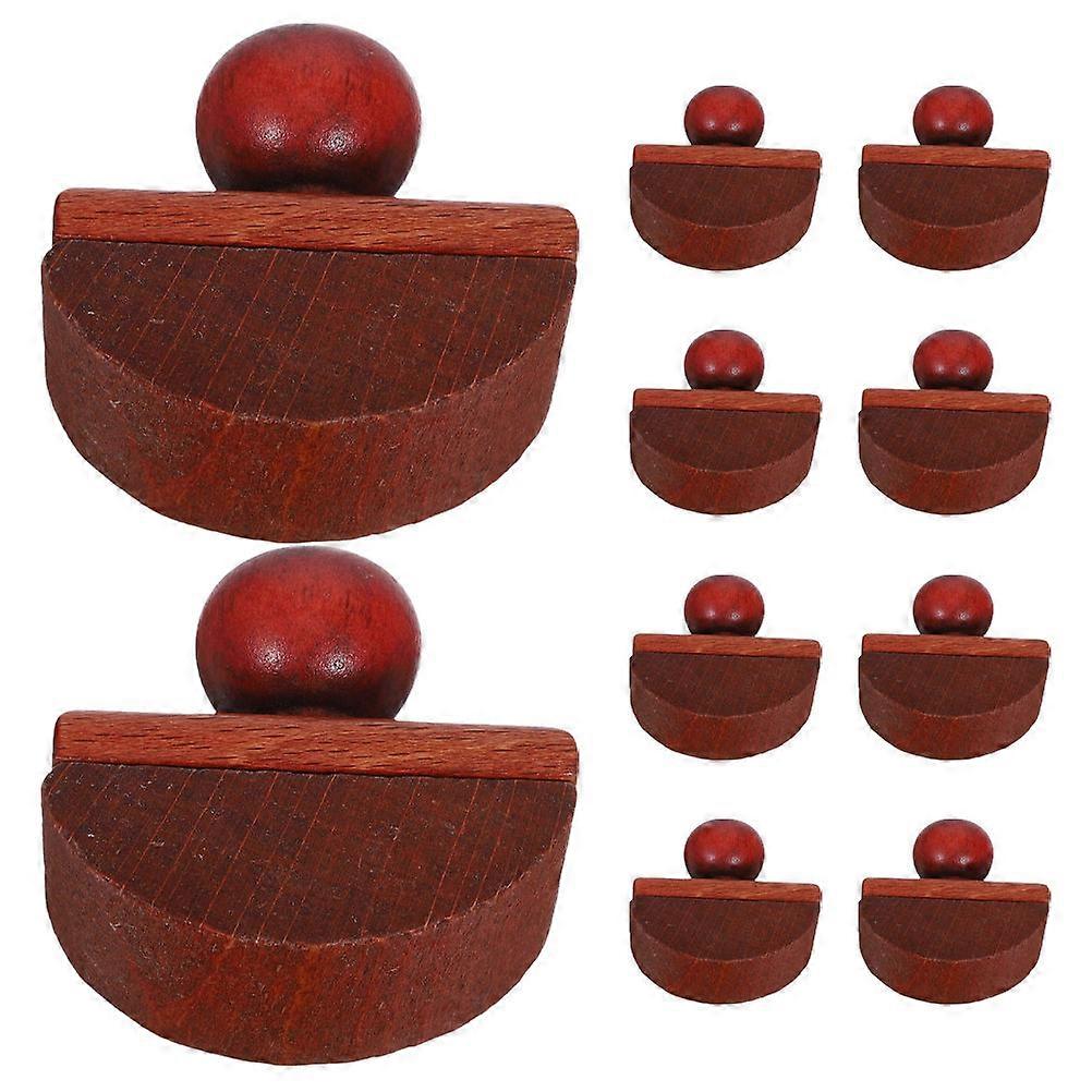 Blotting Pad 30 Pcs Wood Ink Absorption Rocker Blotter Dark Red Ideal For Fountain Pen Writing And Calligraphy