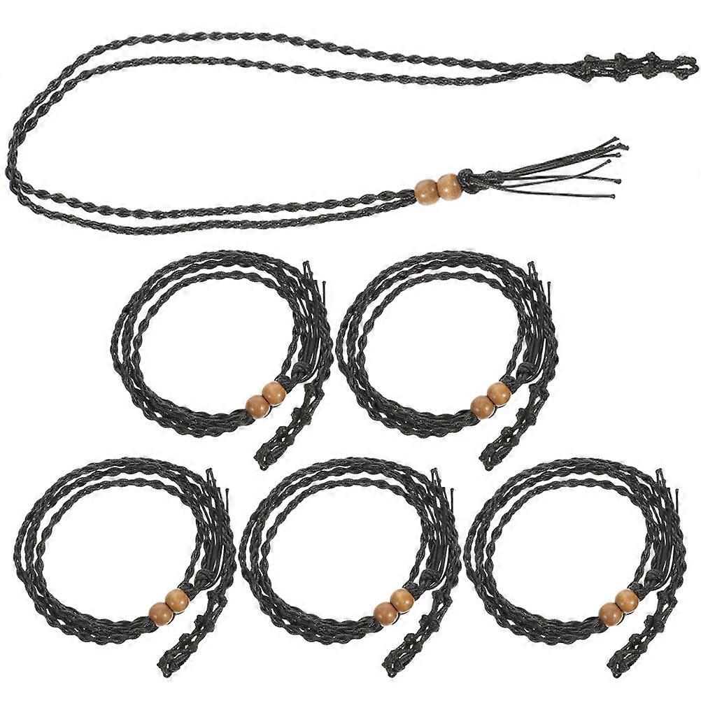 Crystal Holder Rope for Necklace Display Featuring 24Pcs Adjustable Cords
