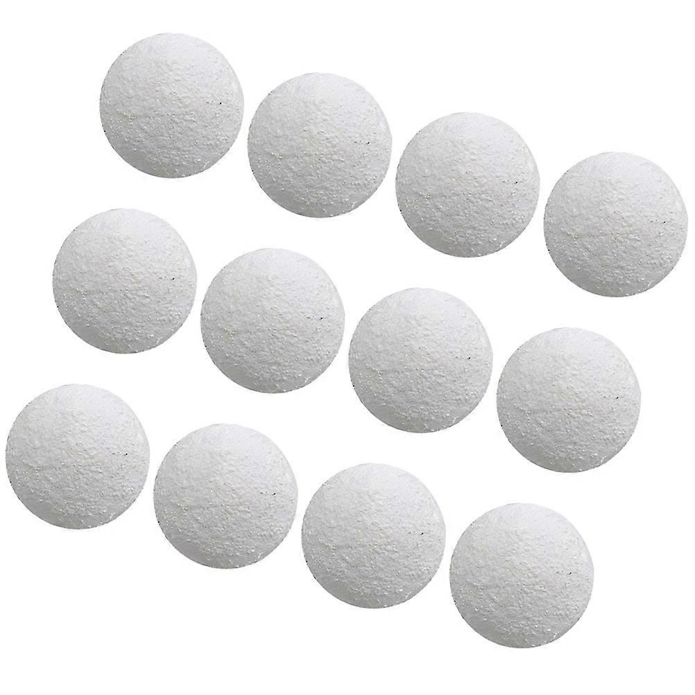 Art And Craft Use Plastic Balls 12Pcs Smooth Decorative Items For School Projects 6X6X6Cm