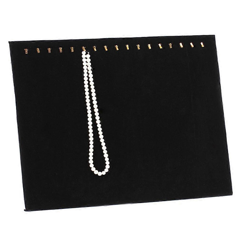 Necklace Display Rack Jewelry Organizer Padded Easel Design 1Set