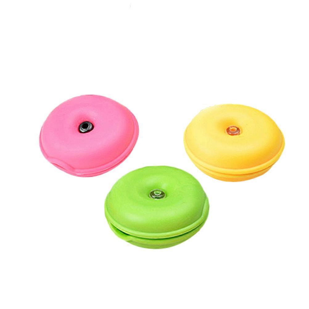 Headphone Wire Organizer Turtle Shaped Cable Storage Box Assorted Color 6.50X6.50X2.80CM Everyday Use 3Pcs