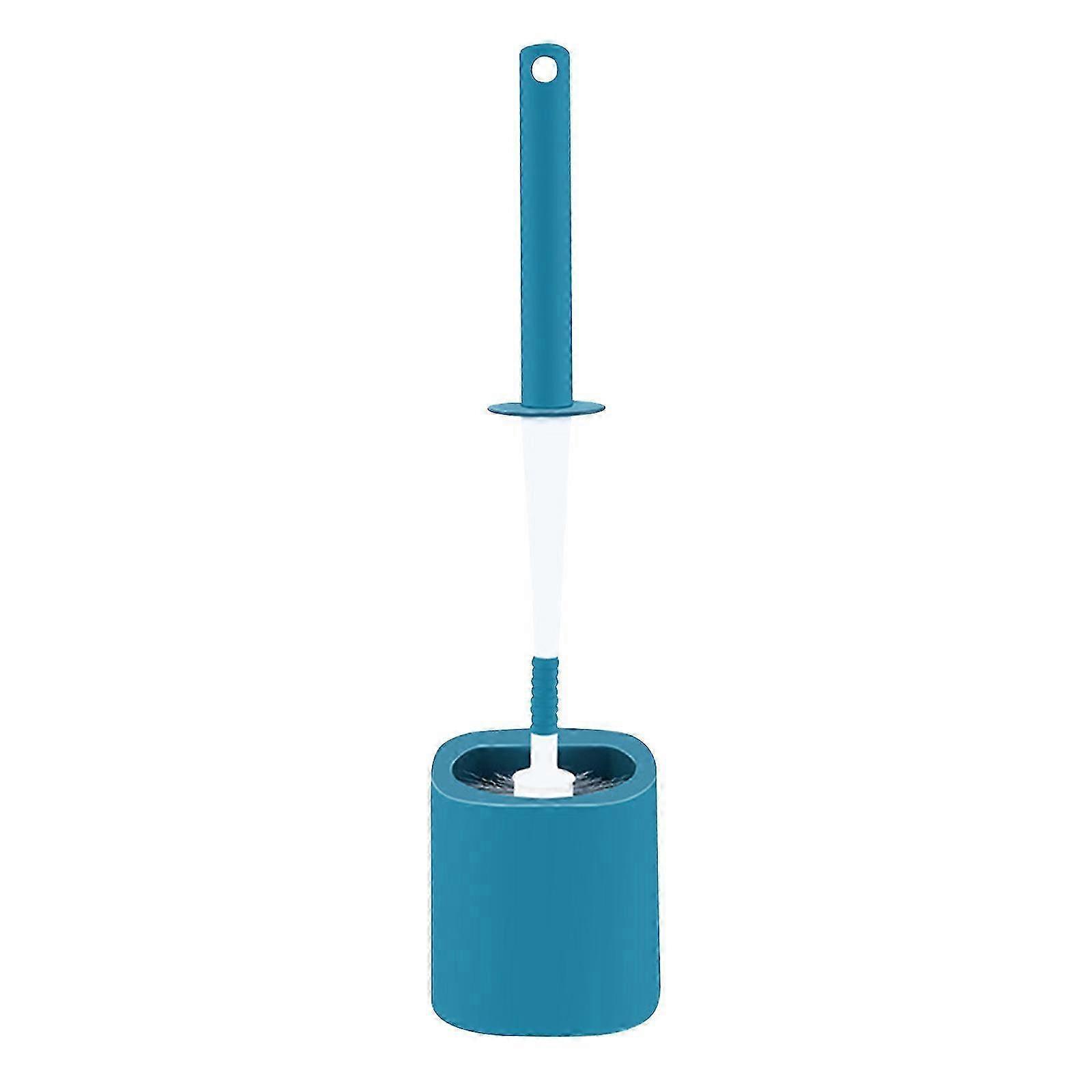 Wall-Mounted Toilet Brush Set with Base, No Punching for Clean Toilets 2025