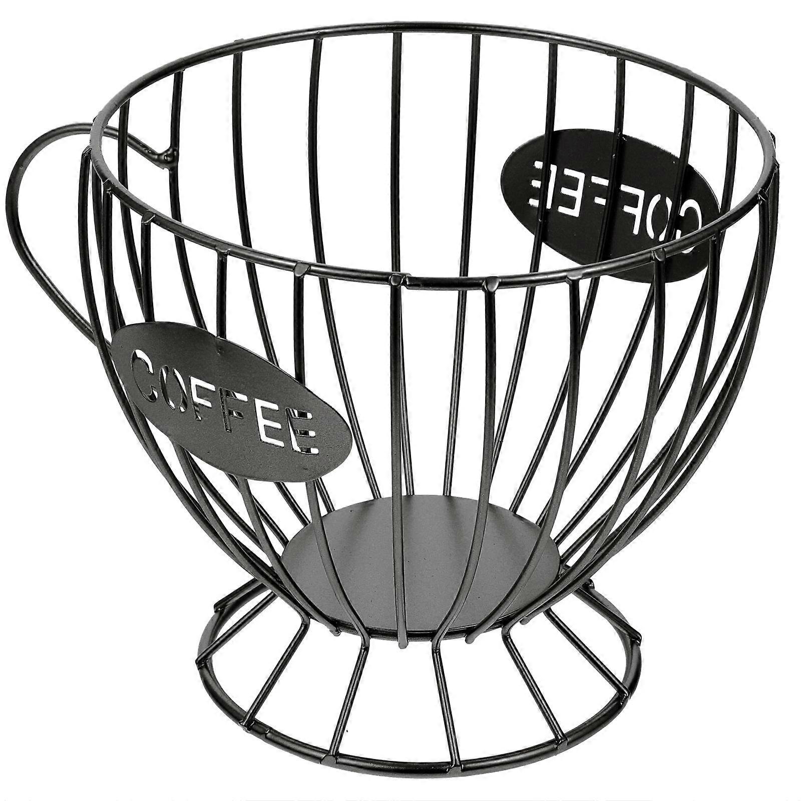 Coffee Capsules Storage Holder Iron Cup Shape Organizer for Kitchen