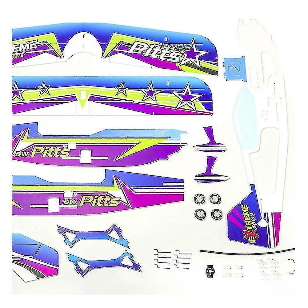Indoor/outdoor Pp Foam Sport 3d Biplane 450mm Wingspan Lightest Rc Plane Model Rc Model Hobby Toy E 2025