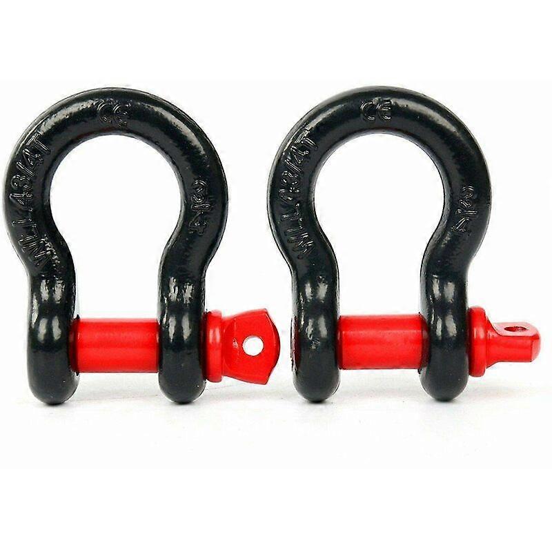 manilles d’étrave en acier, capacité de charge pour le remorquage et le remorquage, ajustement parfait, sangles de remorquage, anneau en D pour le remorquage LO-Ron
