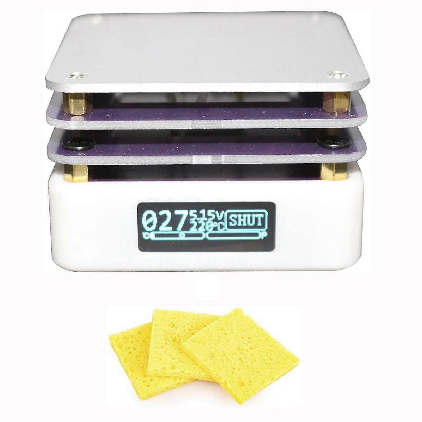 PD 65W Mini Digital Display Adjustable Constant Temperature Heating Table Type-C USB Soldering Heating Plate B