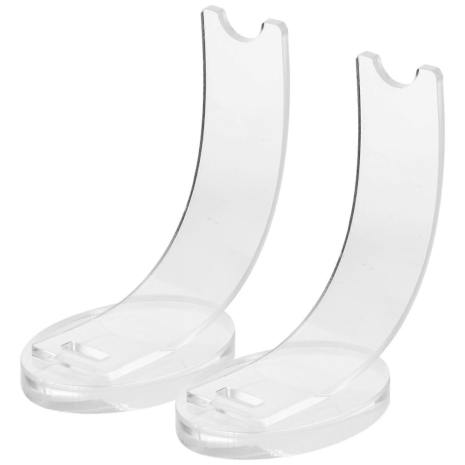 Acrylic Pen Display Stand for Display 4Pcs Transparent Makeup Brush Holder