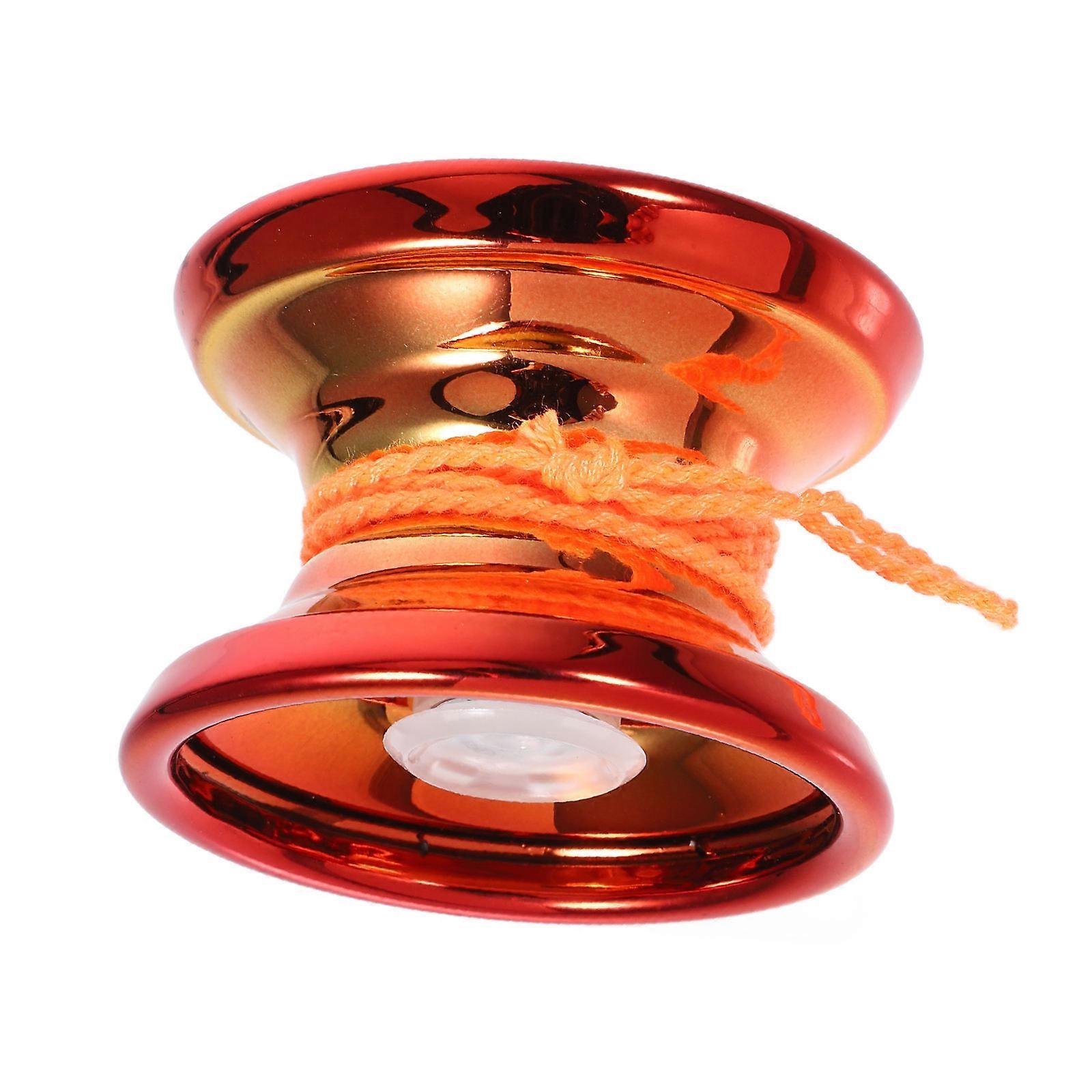 Fingertip Yo-Yo String Ball Toy 3Pcs Red Alloy for Beginner Exercise