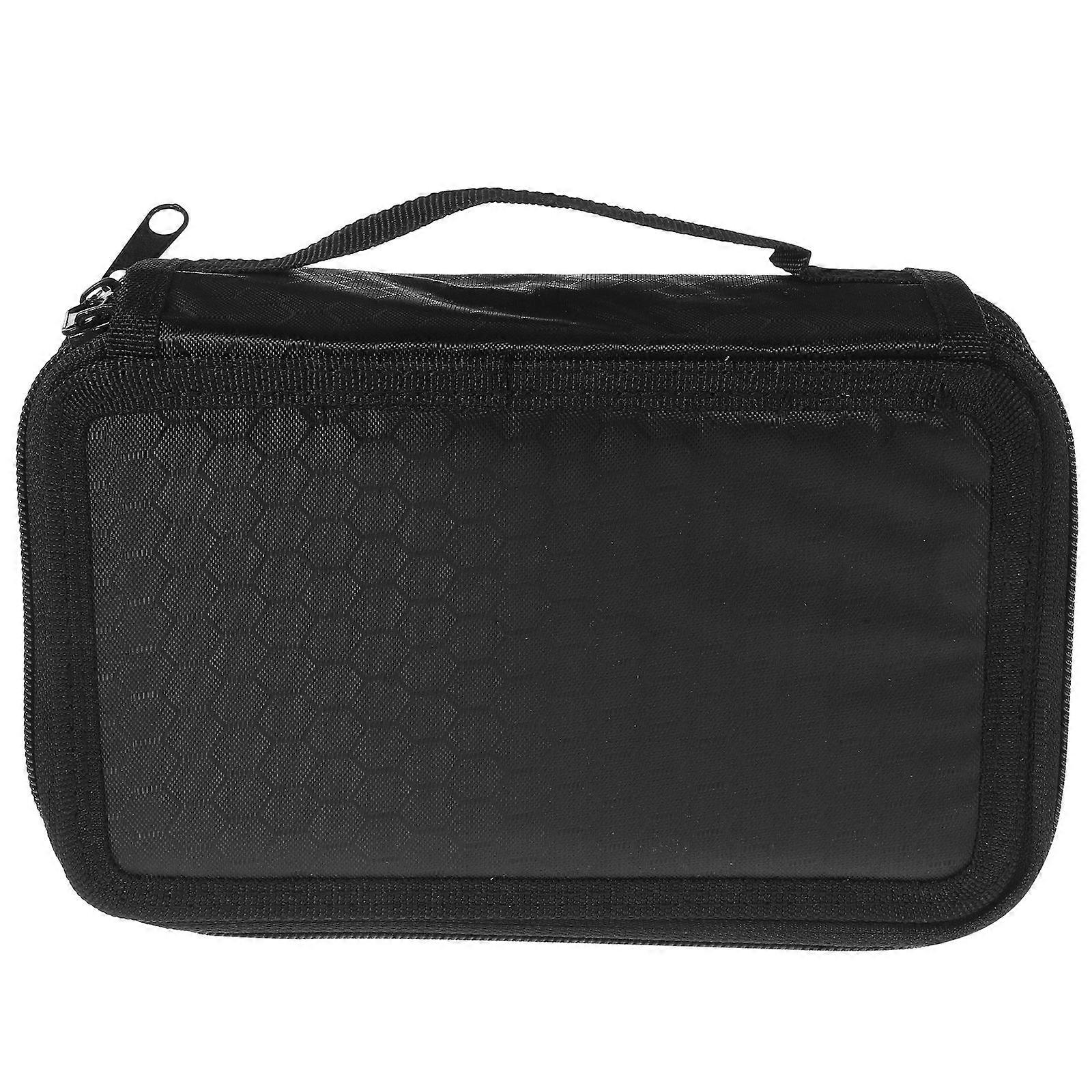 Large Capacity Pencil Pouch Multi-Layer Zipper Pencil Bag for Storage 5Pcs