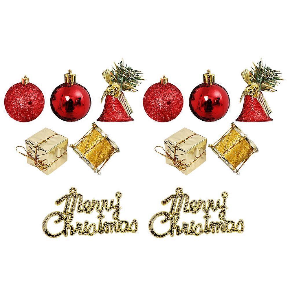 Lovely Small Christmas Tree Pendants 128 Pcs Ideal For Christmas Party To Enhance Festive Atmosphere With Decorative Function