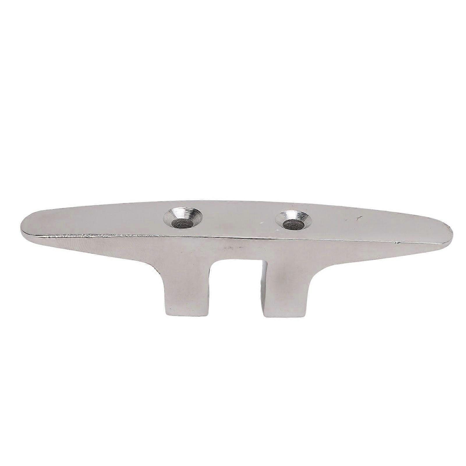 Båd Dock Cleat rustfrit stål dæk reb binde ned anker line klampeholder til skib marine 4,5 inches