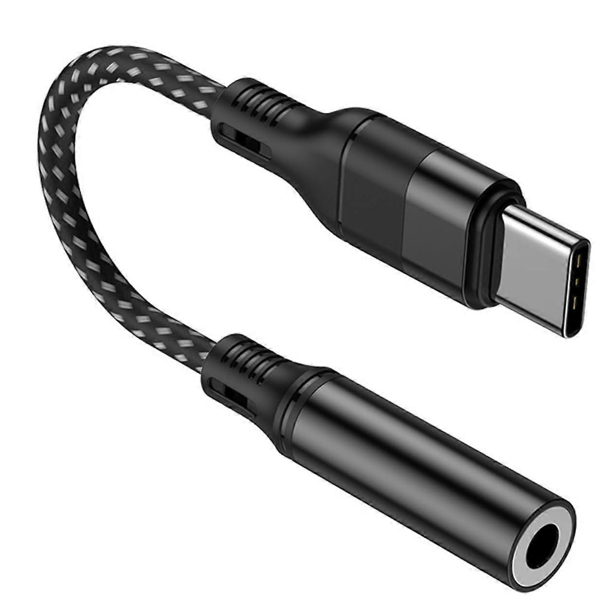 USB C to Audio Adapter Type C Headphone Jack Converter for USB C Smartphones Compact and Easy to Use for Music and Calls